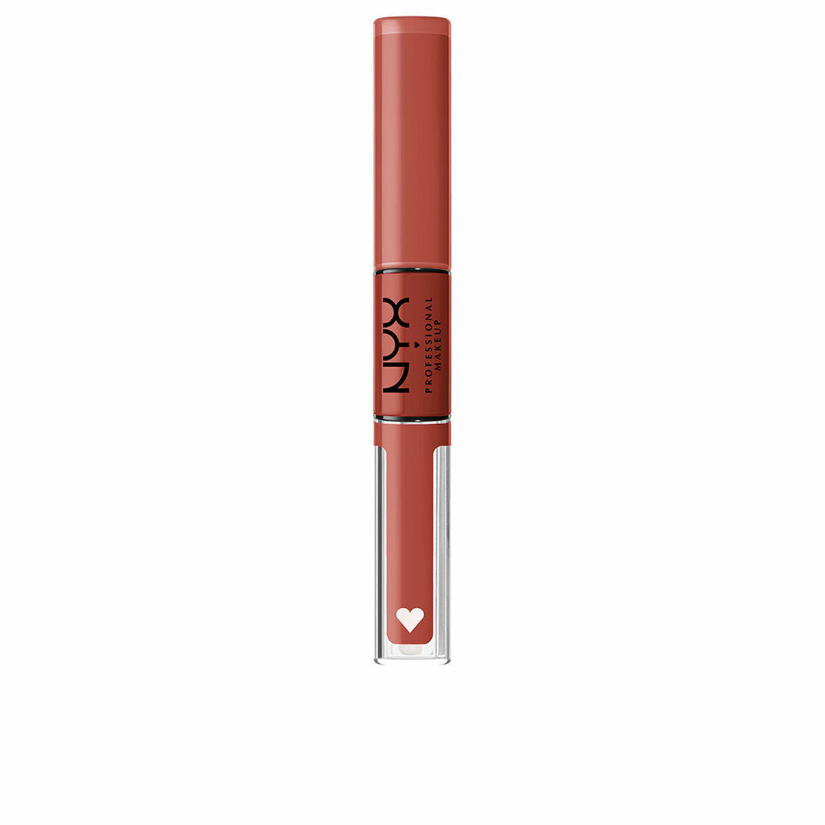 Flydende læbestift NYX Shine Loud Nº 4 Livsmål 3,4 ml 2-i-1 3,4 ml makeup-emballage