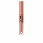Flydende læbestift NYX Shine Loud Global citizen 3,4 ml 2-i-1 3,4 ml makeup-emballage