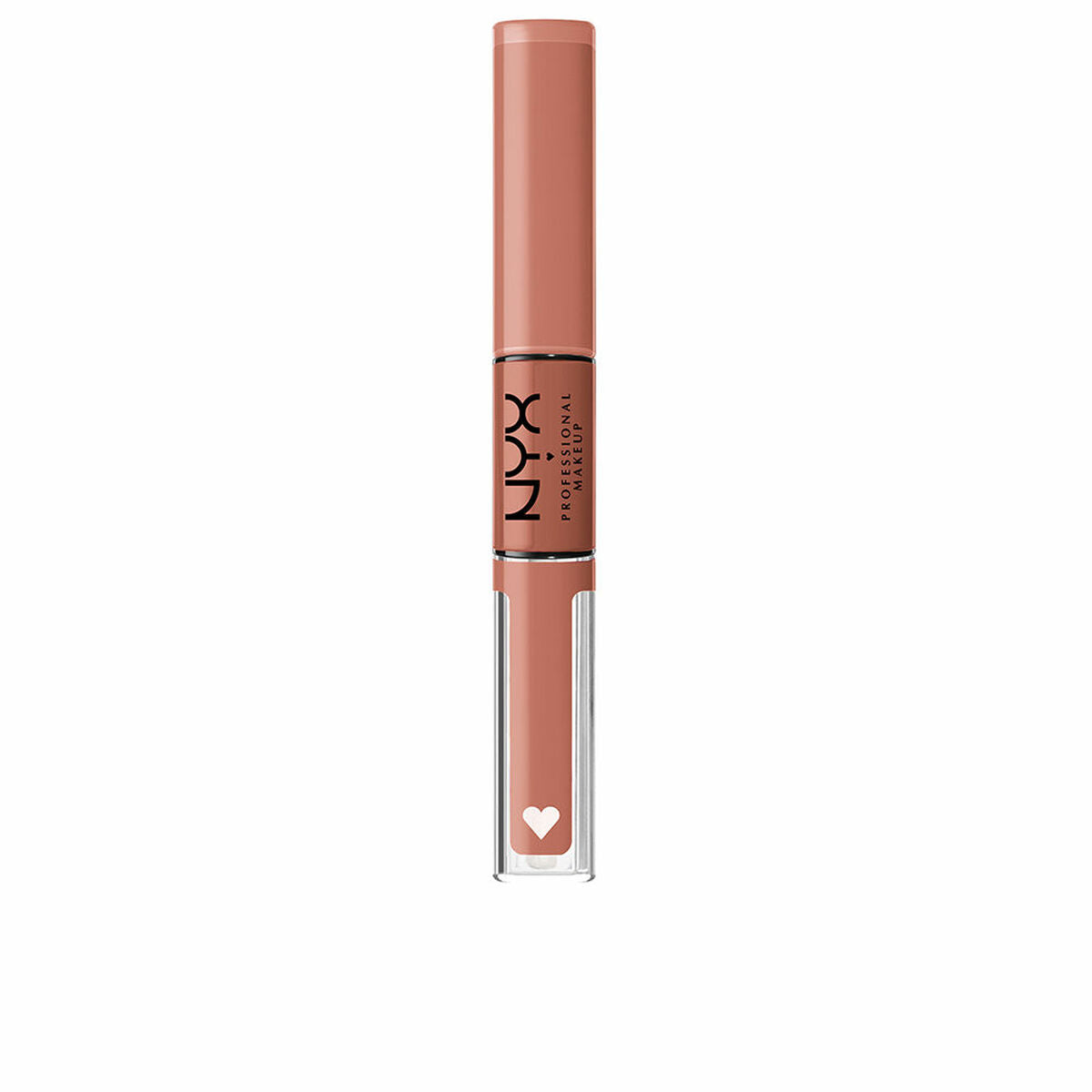 Flydende læbestift NYX Shine Loud Global citizen 3,4 ml 2-i-1 3,4 ml makeup-emballage