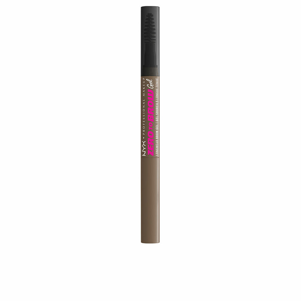 Eyebrow Volumising Gel NYX Zero To Brow Nº 02 Ask brun 2 ml hudplejeemballage