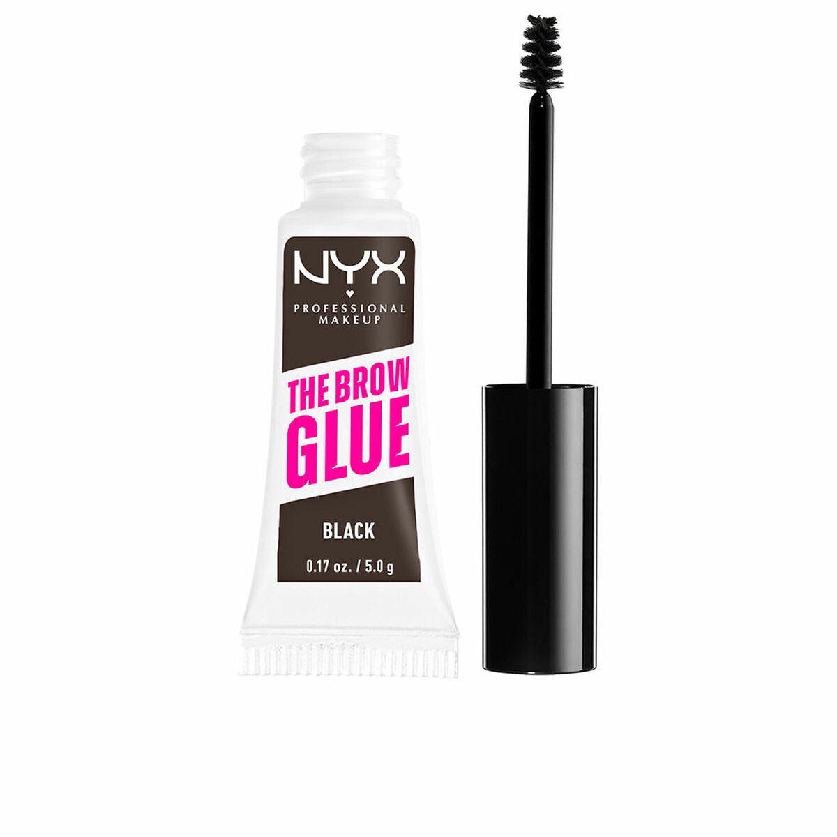 Eyebrow Tint NYX THE BROW GLUE sort 5 g produktemballage