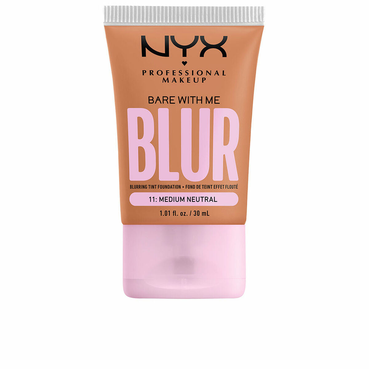 Creme Make-up Base NYX Bare With Me Blur Nº 14 Medium tan Nº 14-Medium Tan 30 ml produktemballage