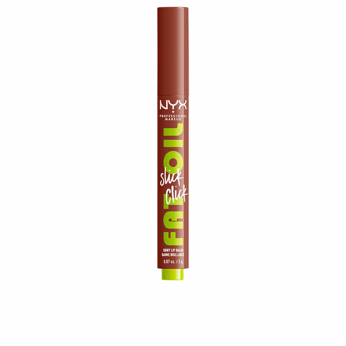 Farvet Lip Balm NYX Fat Oil Slick Click Link i min bio 2 g hudplejeemballage