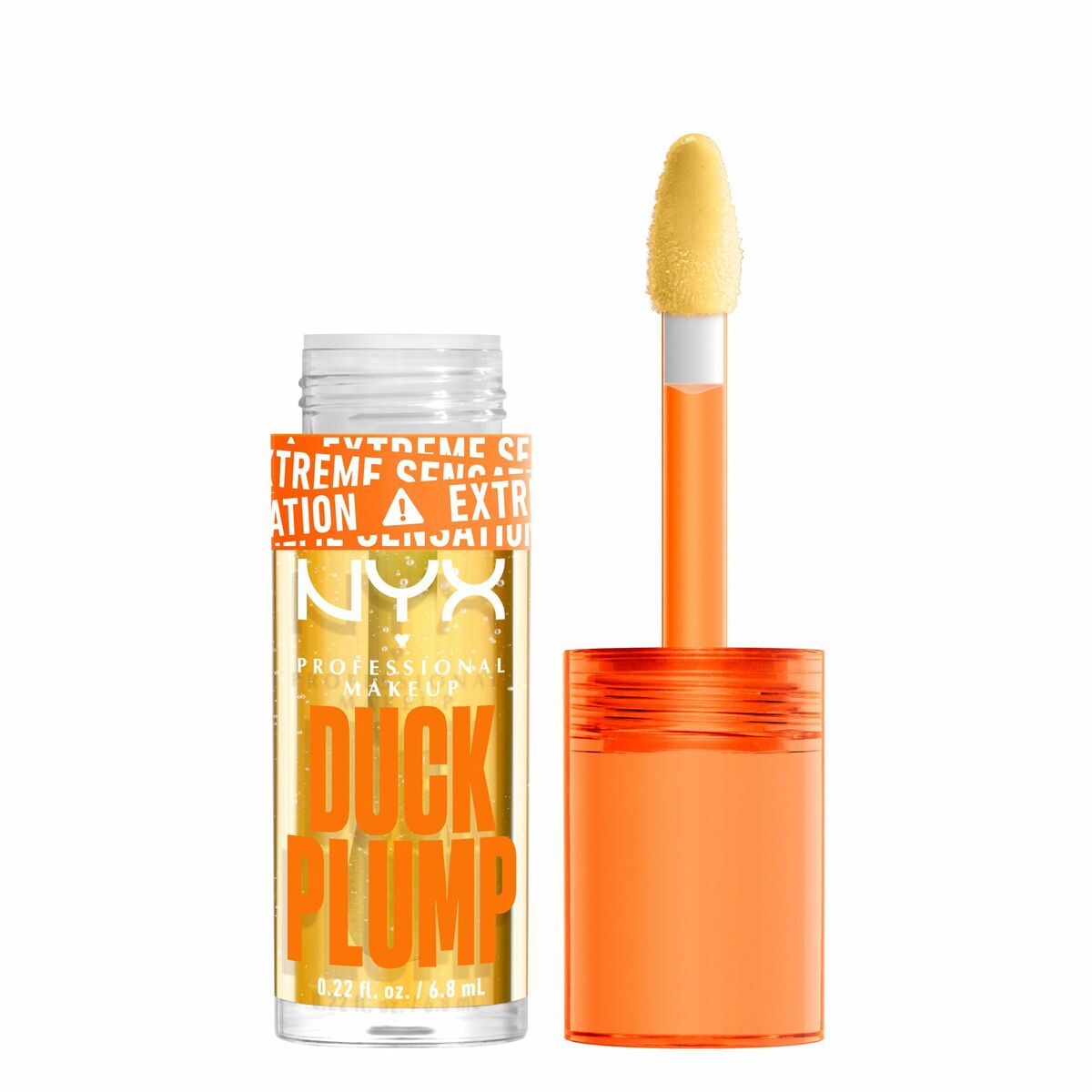 Lipgloss NYX Duck Plump Curly spicy 6,8 ml produktemballage 6,8 ml