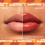Læbeglans NYX Duck Plump Brun af klapsalver 6,8 ml produktemballage 6,8 ml