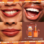 Læbeglans NYX Duck Plump Brun af klapsalver 6,8 ml produktemballage 6,8 ml