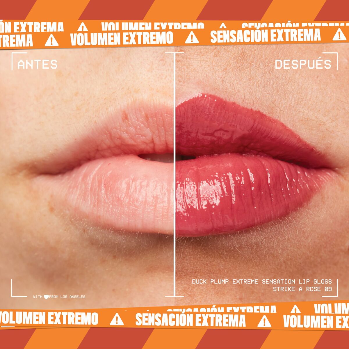 Lipgloss NYX Duck Plump Strike a rose 6,8 ml produktemballage 6,8 ml