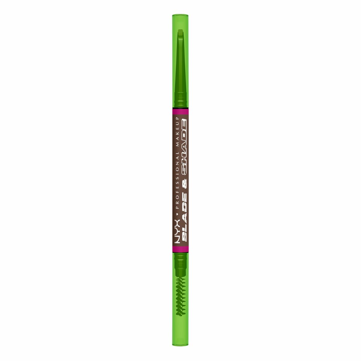 Øjenbrynsblyant NYX BLADE & SHADE NANO Nº 09-Brunette produktemballage