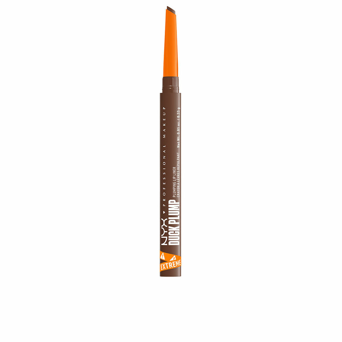 Lip Liner NYX DUCK PLUMP Grå Nº 10-sprøjte Sienna Nº 11-Touch Up Taupe makeup-emballage