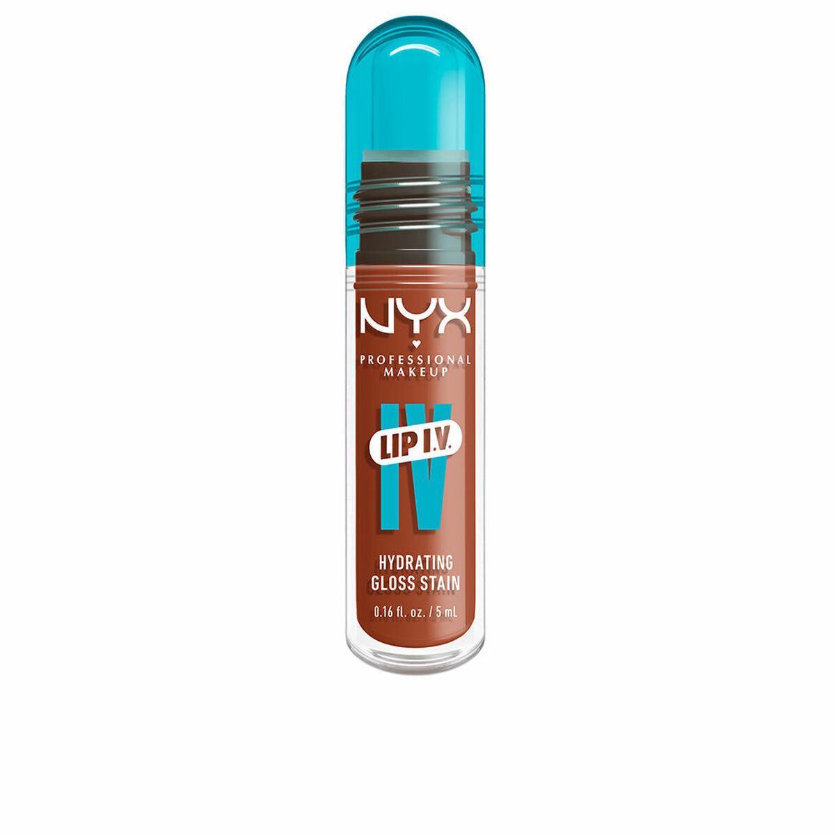 Læbeglans NYX LIP IV Nº 01-Caramel Drip 5 ml produktemballage