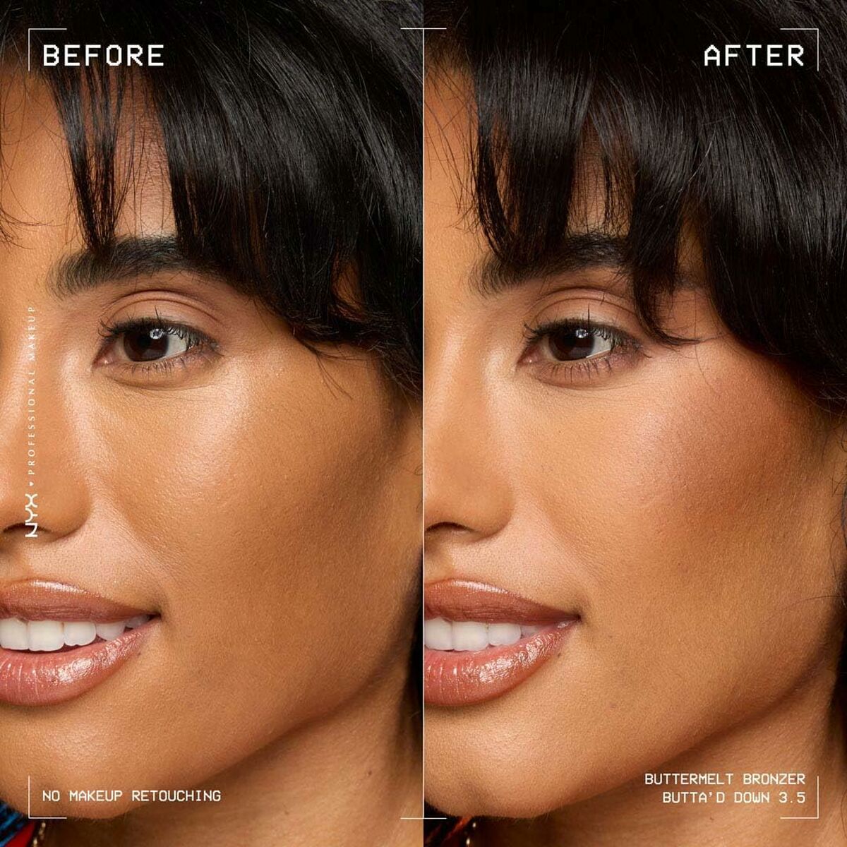 MakeUp Sæt NYX BUTTERMELT BRONZER produktemballage