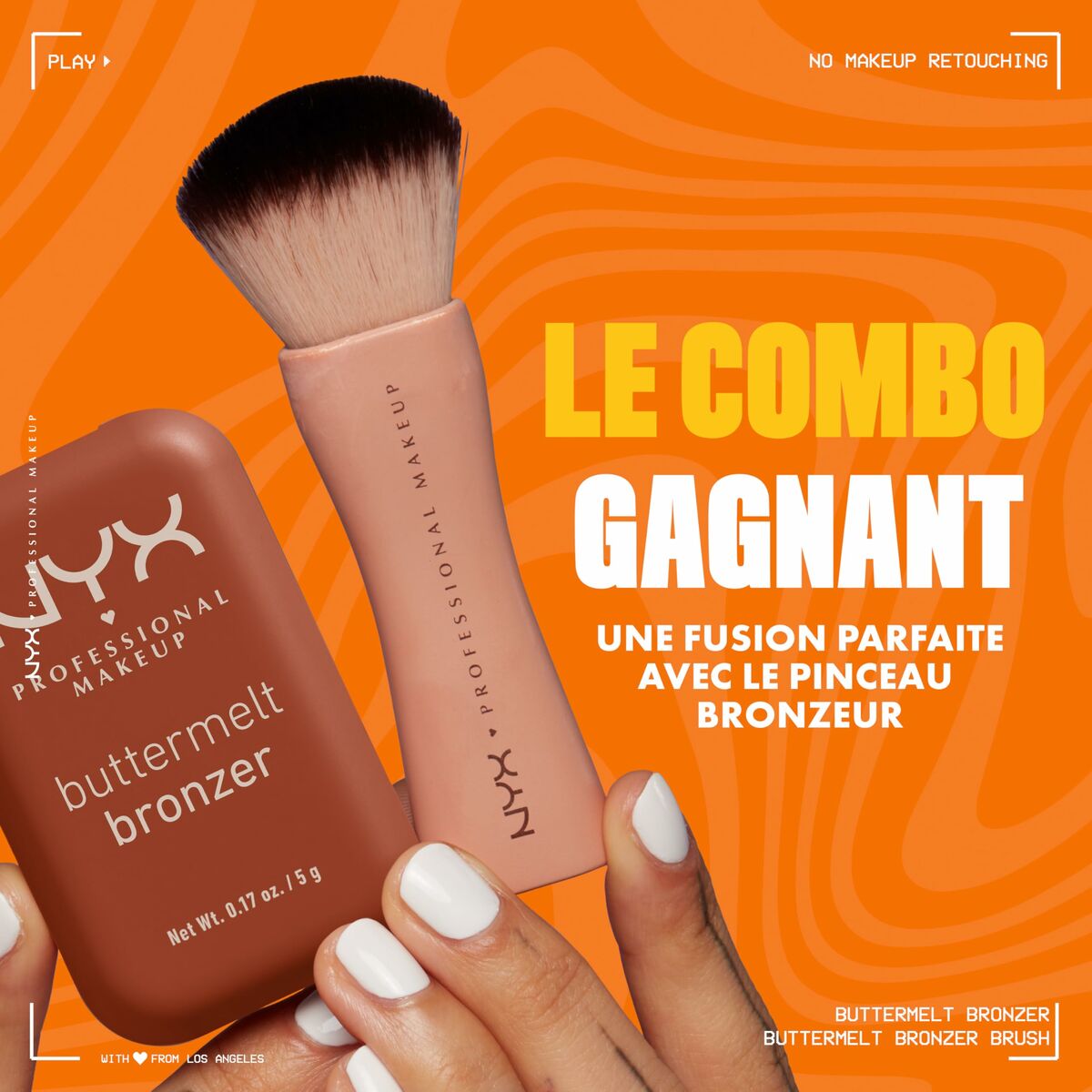 MakeUp Sæt NYX BUTTERMELT BRONZER produktemballage