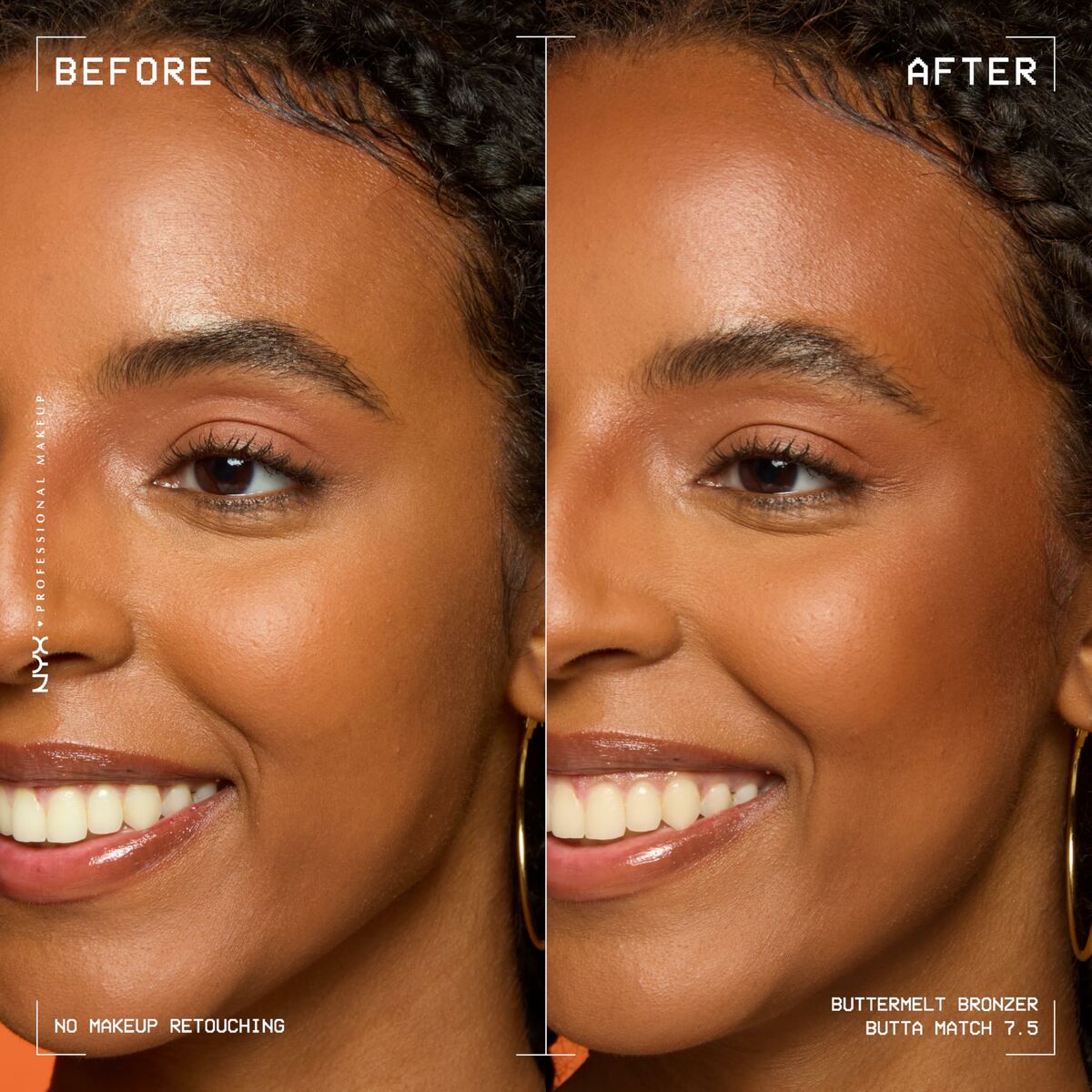 MakeUp Sæt NYX BUTTERMELT BRONZER produktemballage