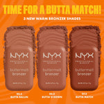 MakeUp Sæt NYX BUTTERMELT BRONZER produktemballage
