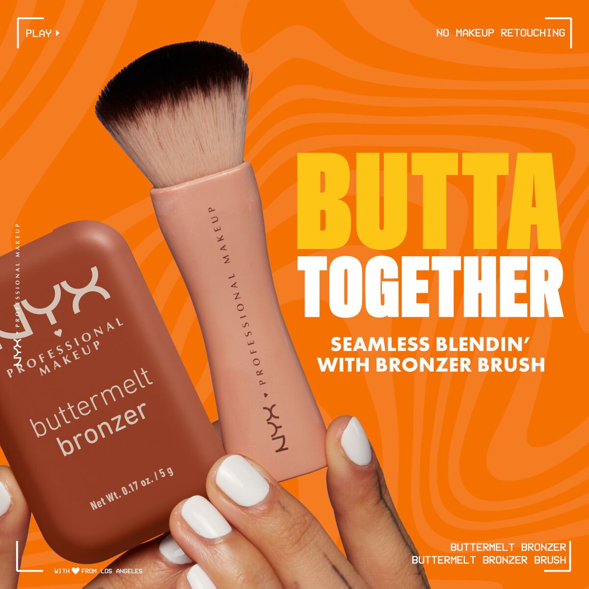 MakeUp Sæt NYX BUTTERMELT BRONZER produktemballage