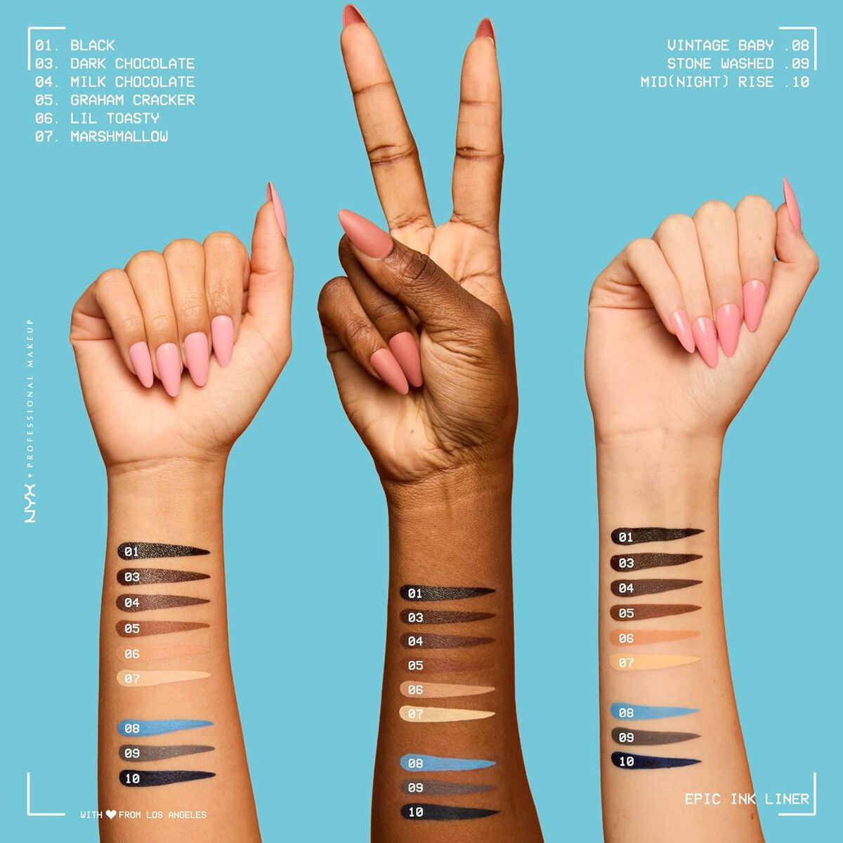 Make-up sæt NYX EPIC INK LINER produktemballage