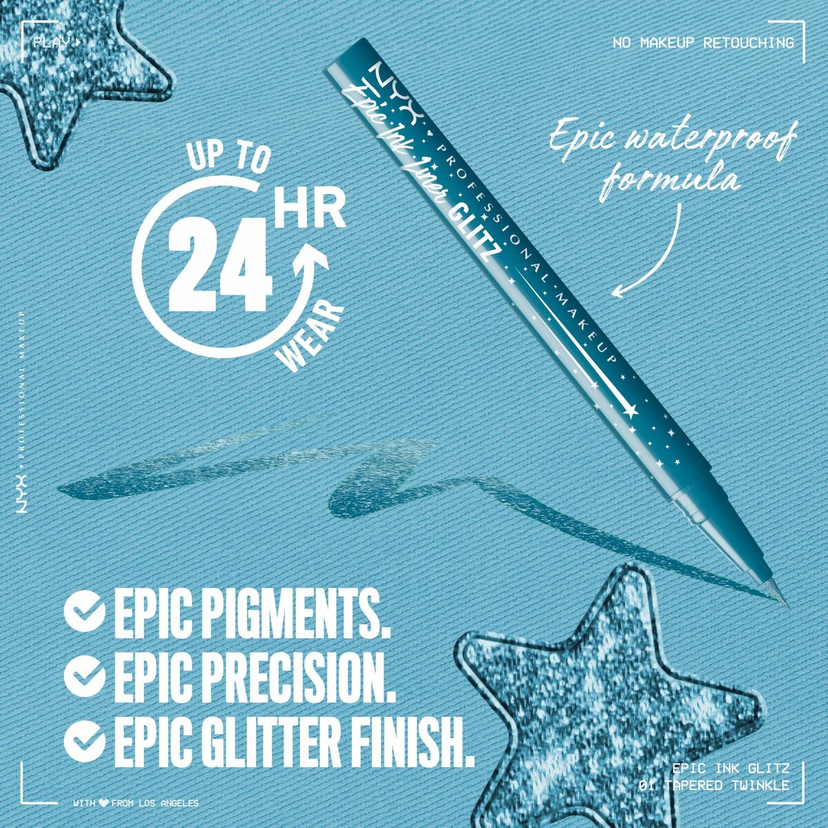 Make-up sæt NYX EPIC INK LINER GLITZ produktemballage