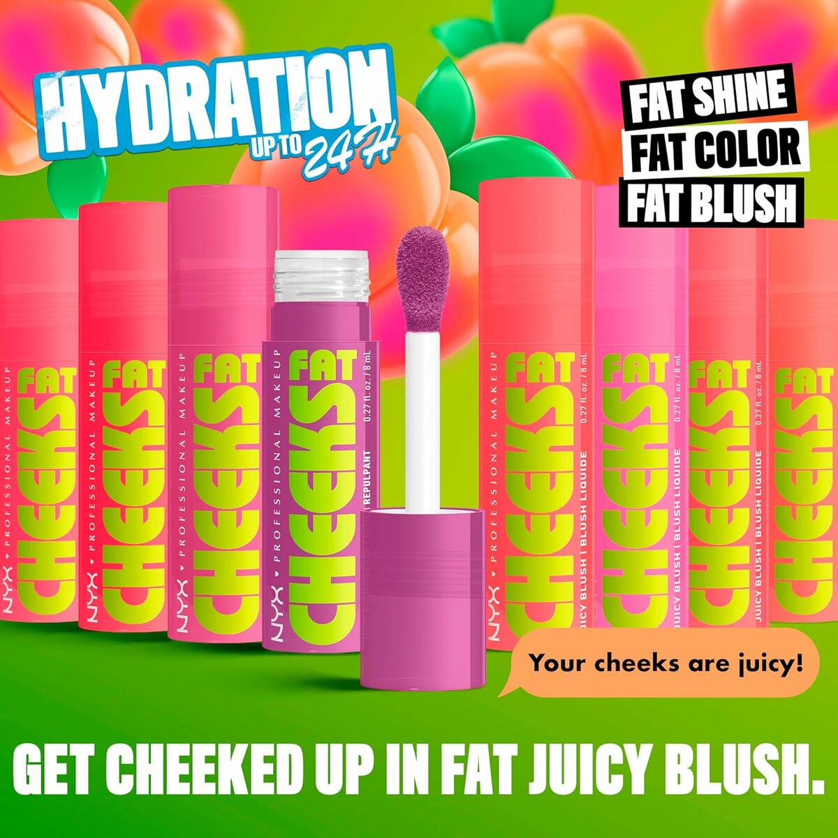 MakeUp Set NYX FAT CHEEKS produktemballage