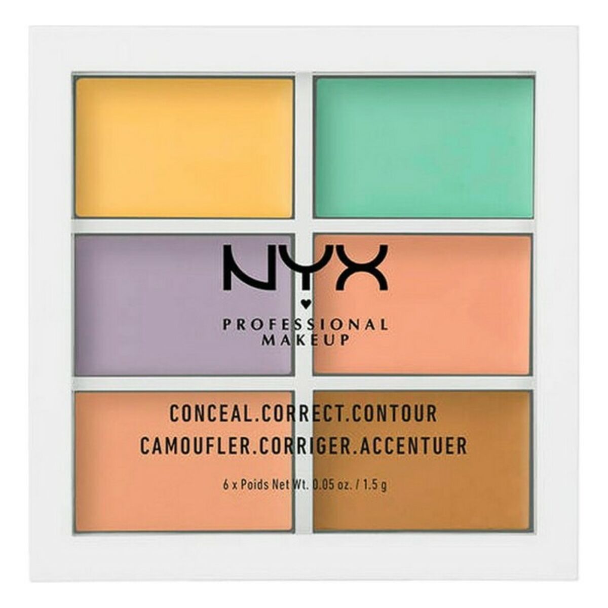 Compact Concealer NYX 3CP04 1,5 g 1,5 g makeup emballage