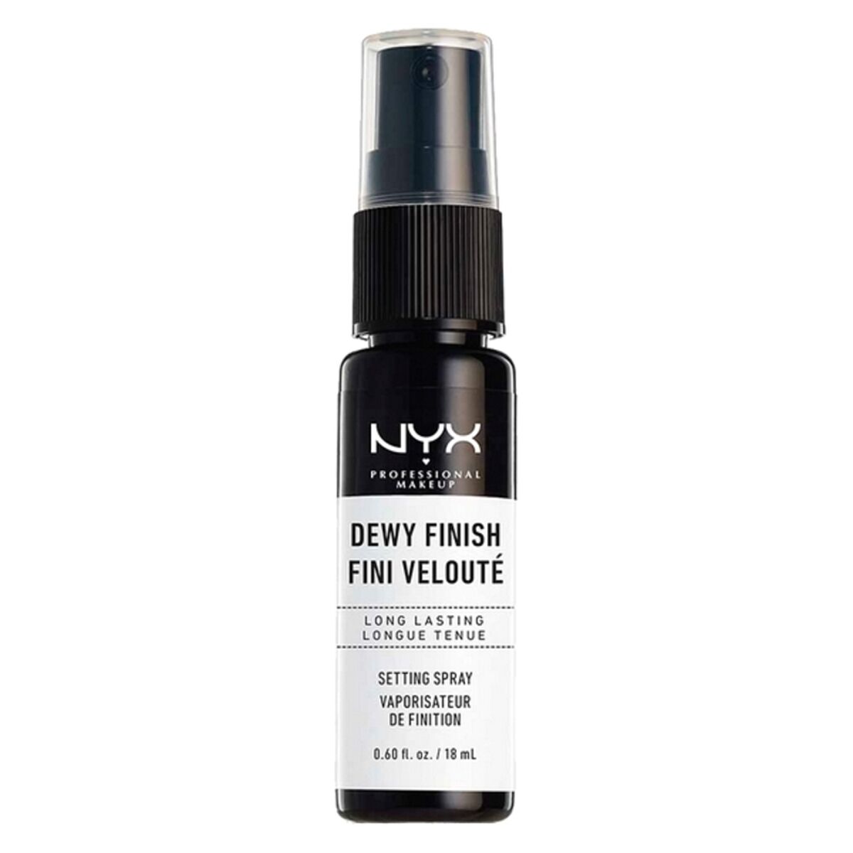 Hårspray NYX Dewy Finish 18 ml til kvinder produkt emballage