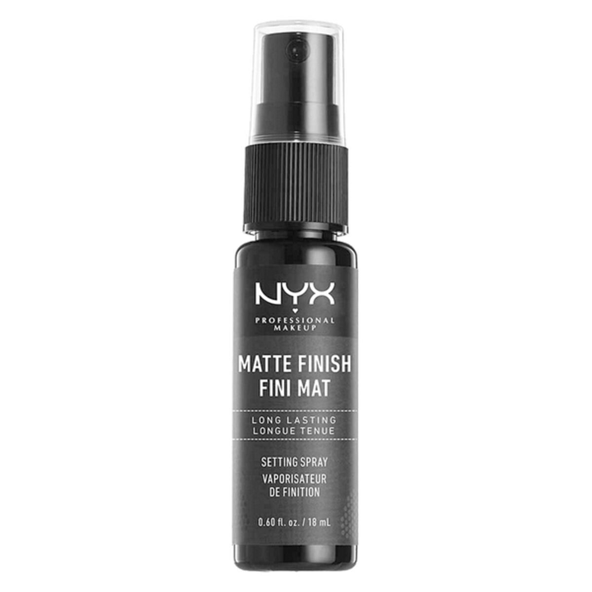 Hårspray NYX Matte Finish 18 ml til Dame-produktemballage
