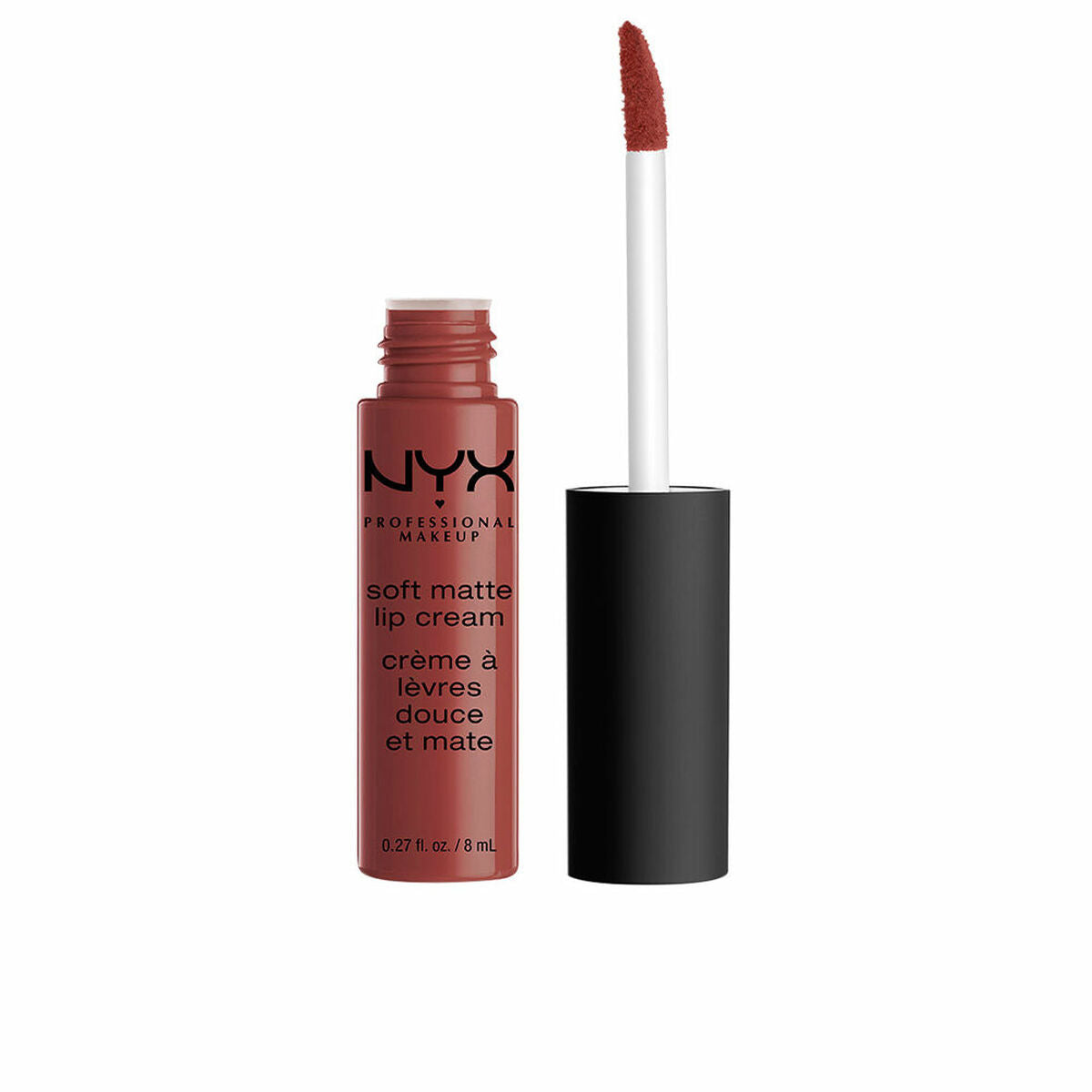 Læbestift NYX Soft Matte Rome 8 ml Cream hudplejeemballage