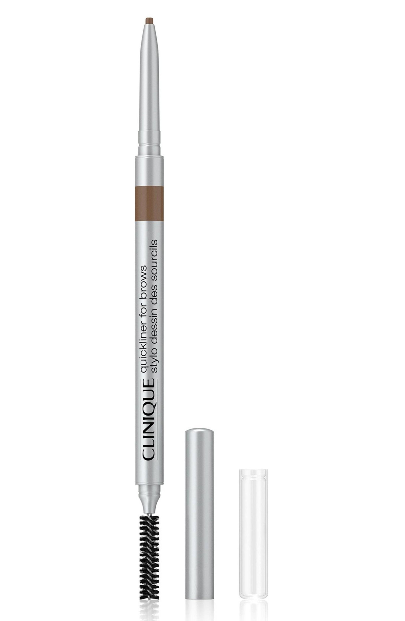 Clinique, Quickliner, Double-Ended, Eyebrow Cream Pencil, V4N202, Soft Chestnut, 6 g