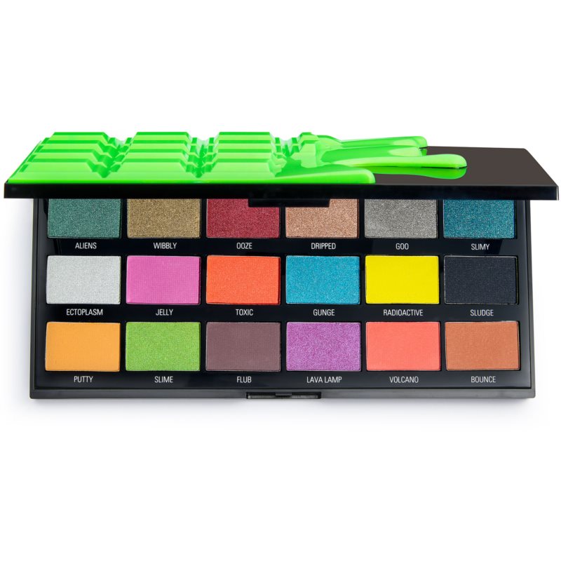 I Heart Revolution, Slime, Eyeshadow Palette, 18, 18 g