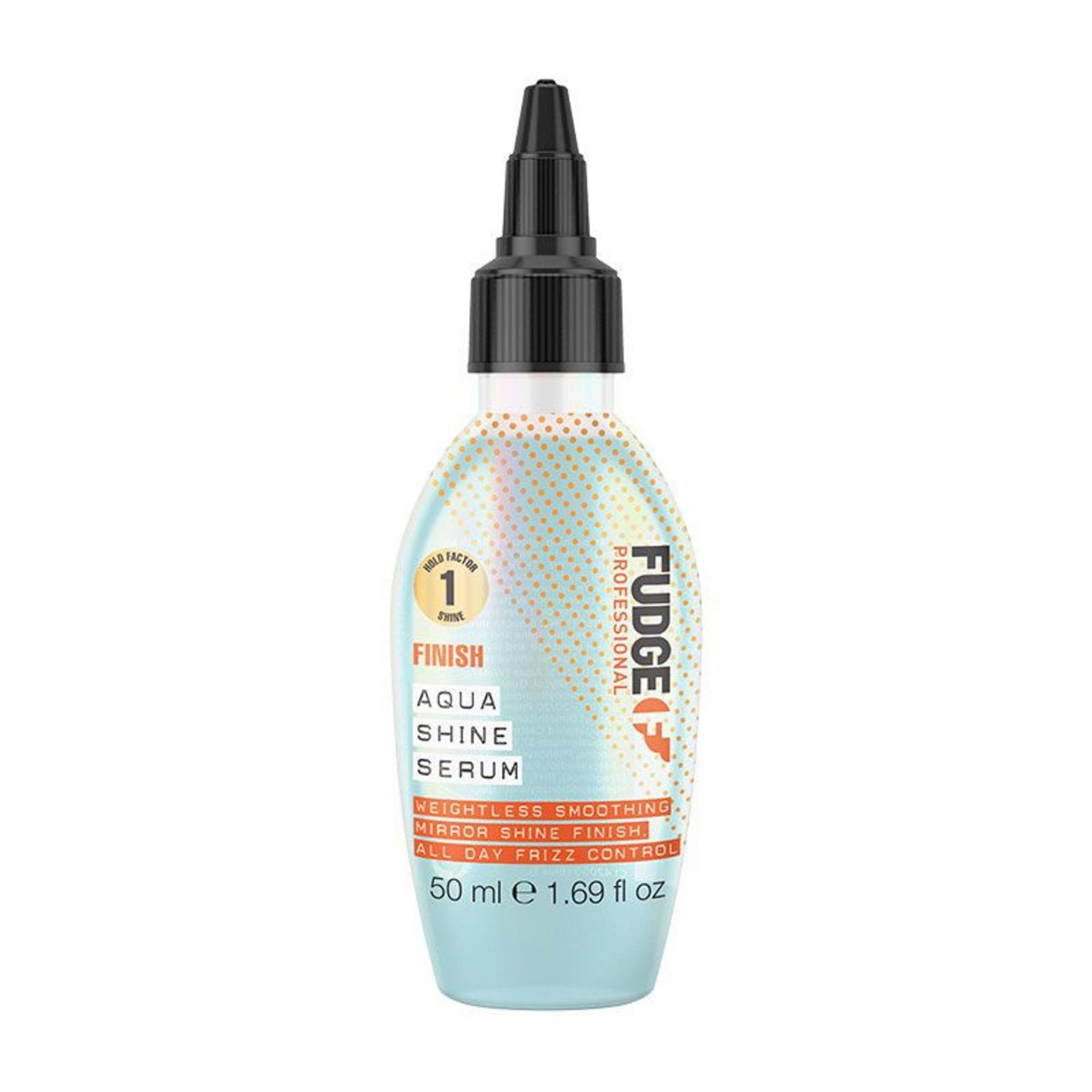 Fudge Professional, Aqua Shine, Ammonia-Free, Hair Serum, Smoothing, 50 ml