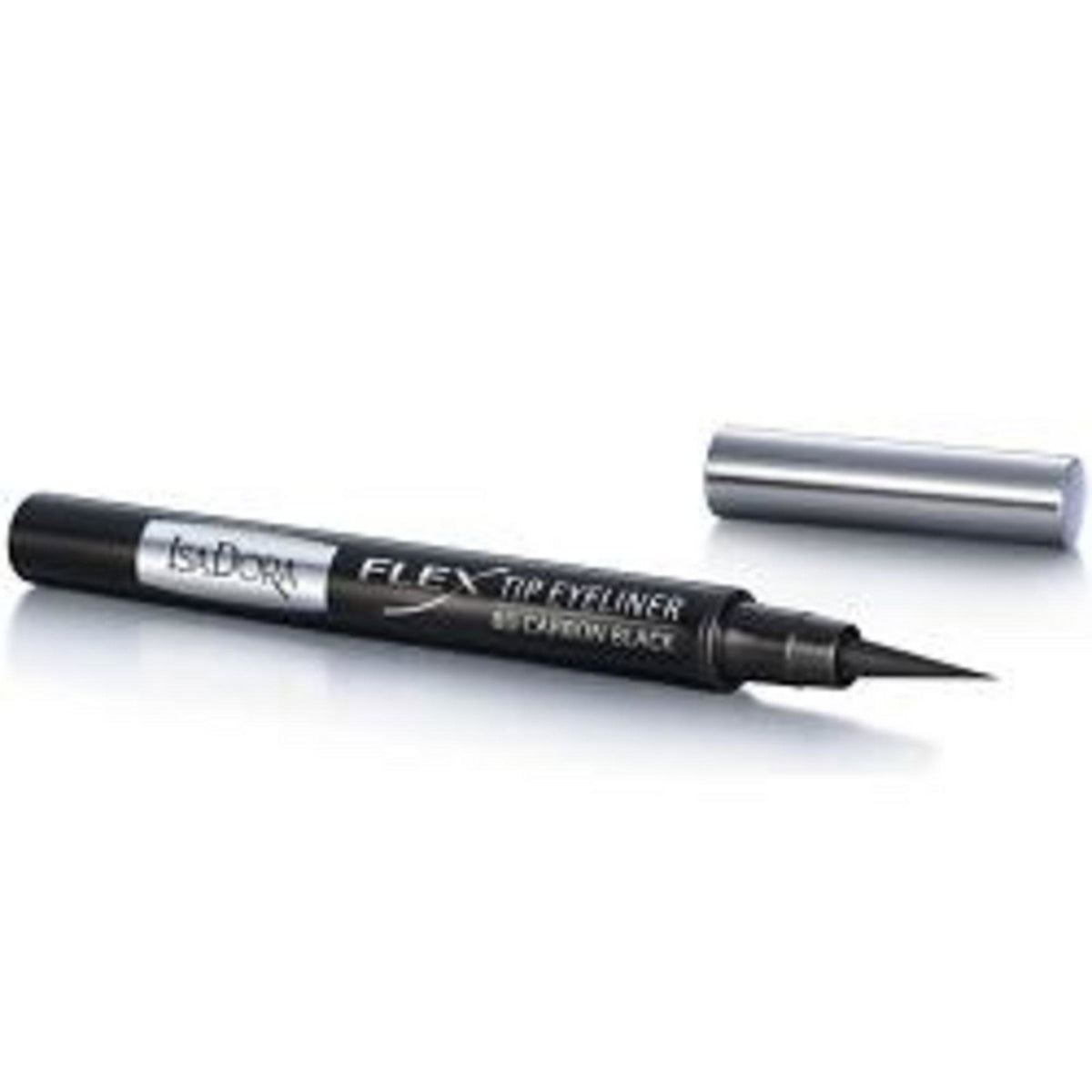 IsaDora, Flex Tip, liquid eyeliner pen, Intense, Gel Pencil Eyeliner, 80, Carbon Black, 1.2 ml