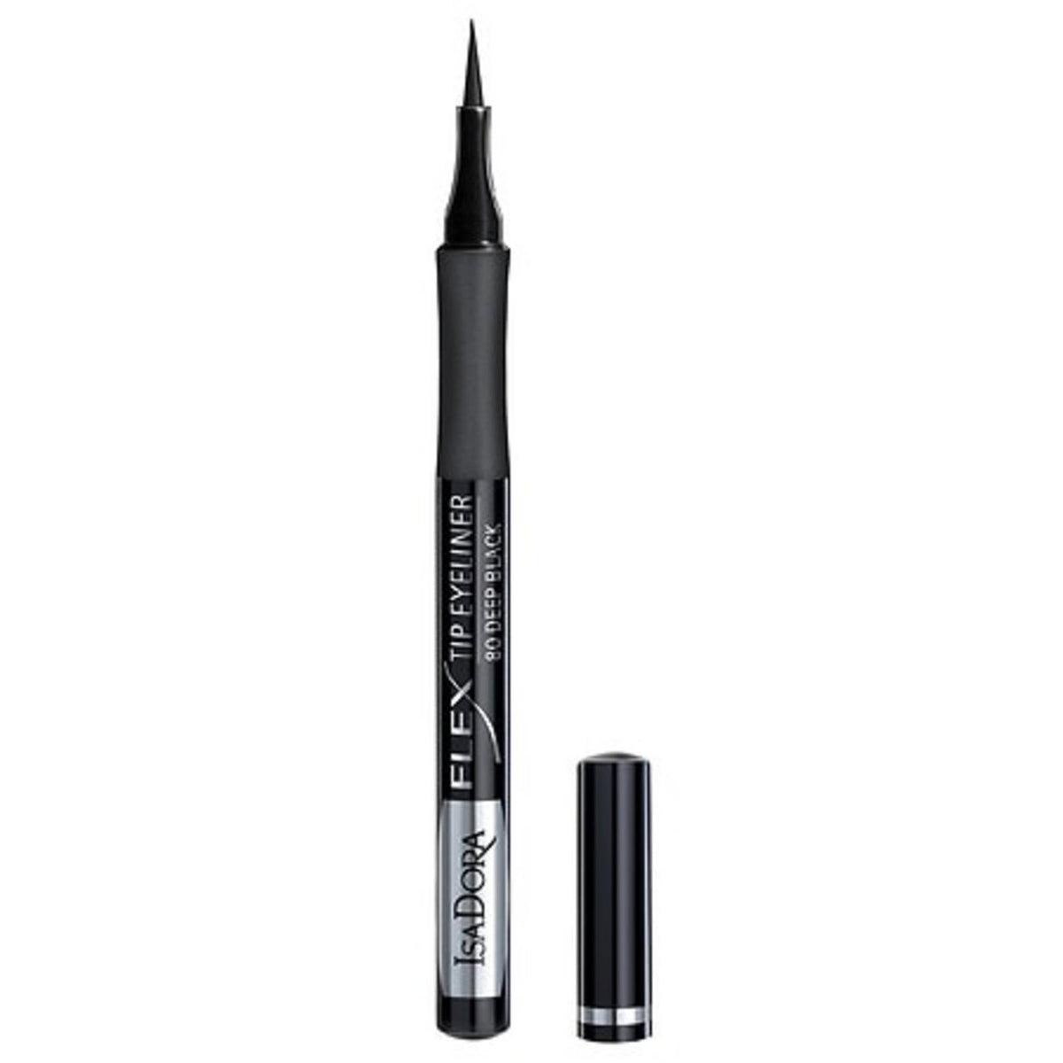IsaDora, Flex Tip, Liquid Eyeliner, 80, Deep Black, 1 ml