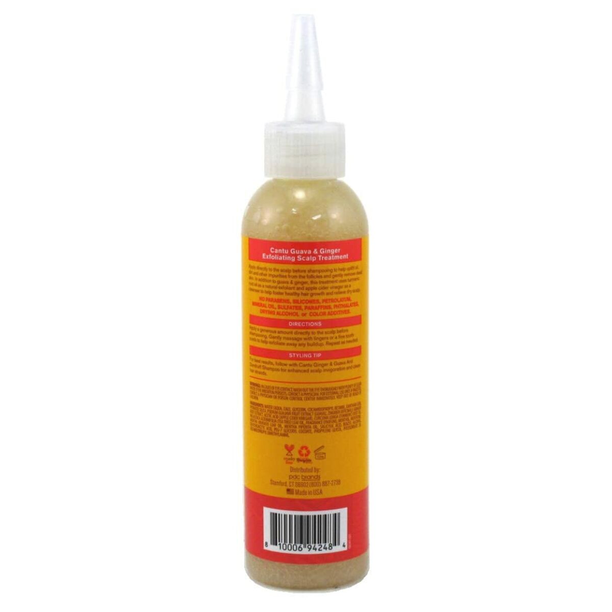 Pre-Shampoo Cantu Scalp Exfoliating 180 ml Håreksfoliator til kvinder shampooflaske