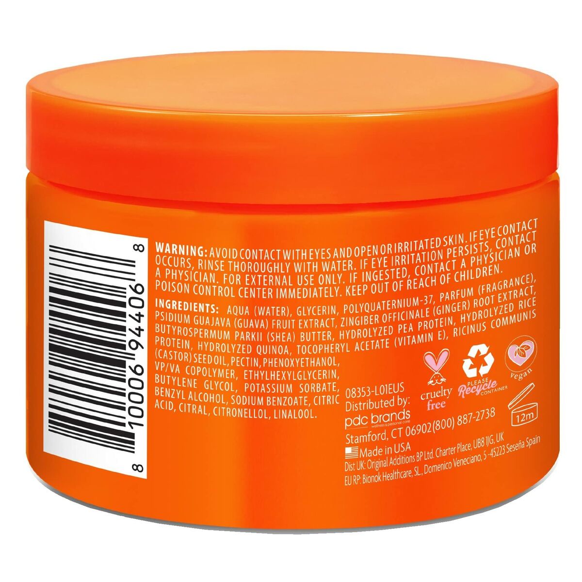 Curl Defining Cream Cantu Style and Strengthen 340 g hudplejeemballage