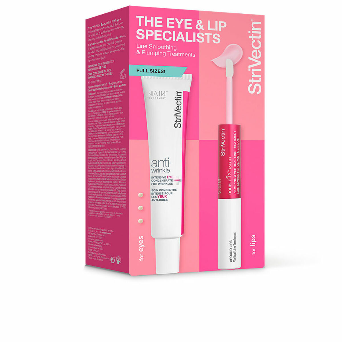 Unisex kosmetiksæt StriVectin The Eye & Lips Specialists 2 stks produktemballage