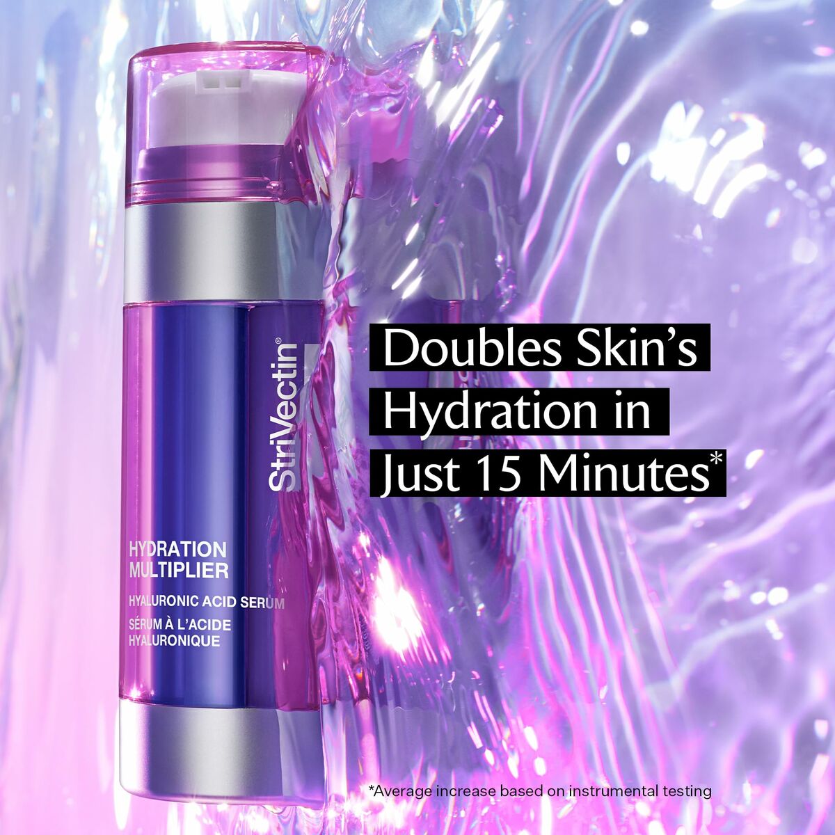 Ansigtsserum med hyaluronsyre StriVectin MULTIPLIER 30 ml produktemballage