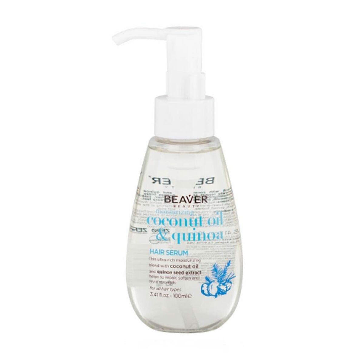 Nærende hårmaske Beaver KOKONOLIE & QUINOA 250 ml hårmaske emballage