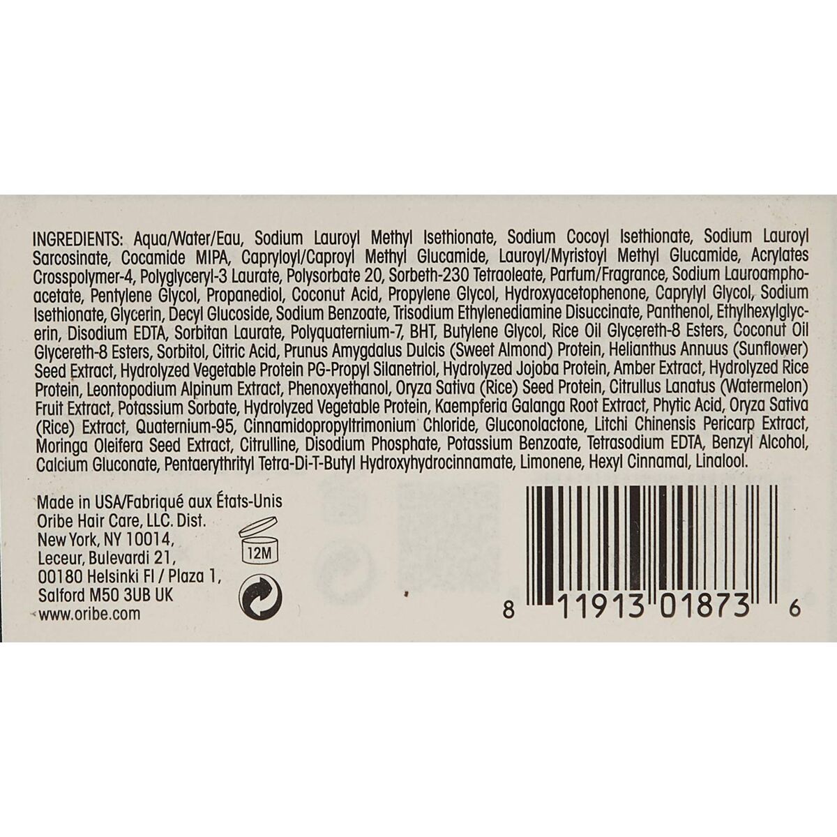 Shampoo Oribe 250 ml shampooflaske