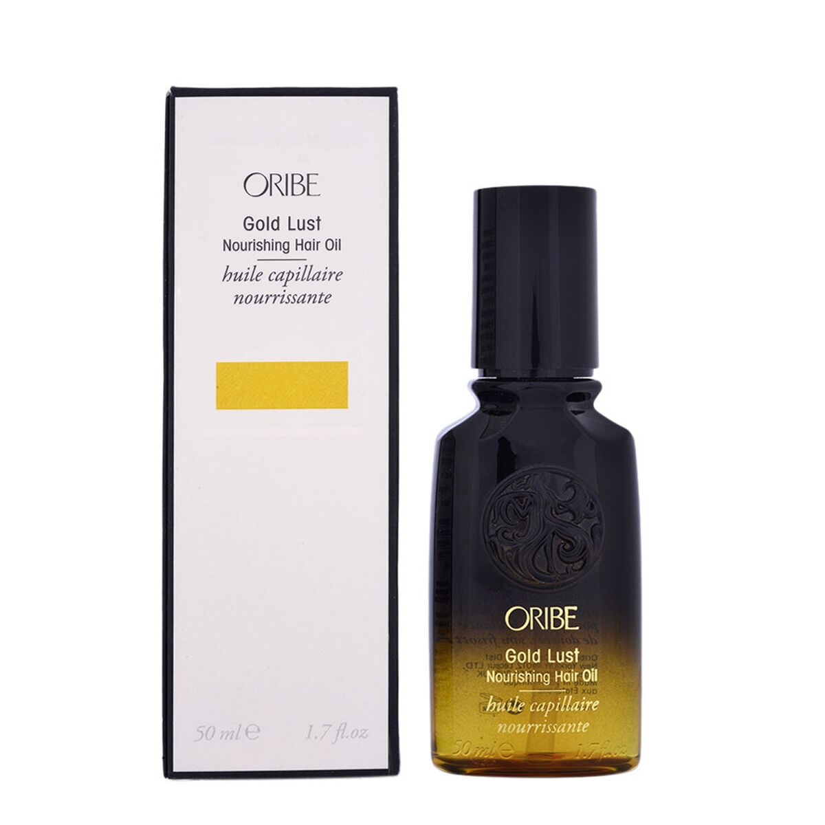 Hårolie Oribe Gold Lust 50 ml produktemballage