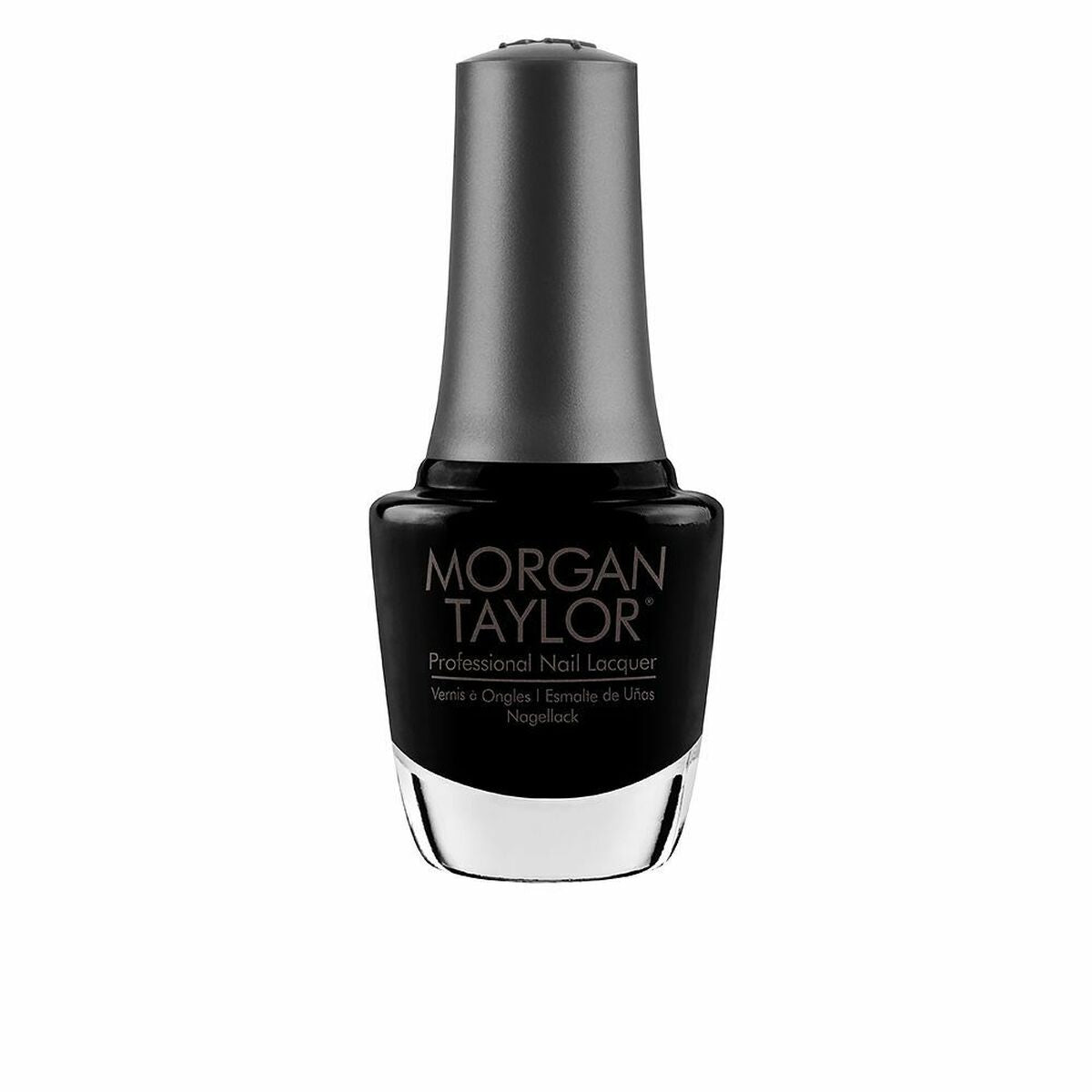 neglelak Morgan Taylor MT3110830 sort skygge 15 ml produktemballage