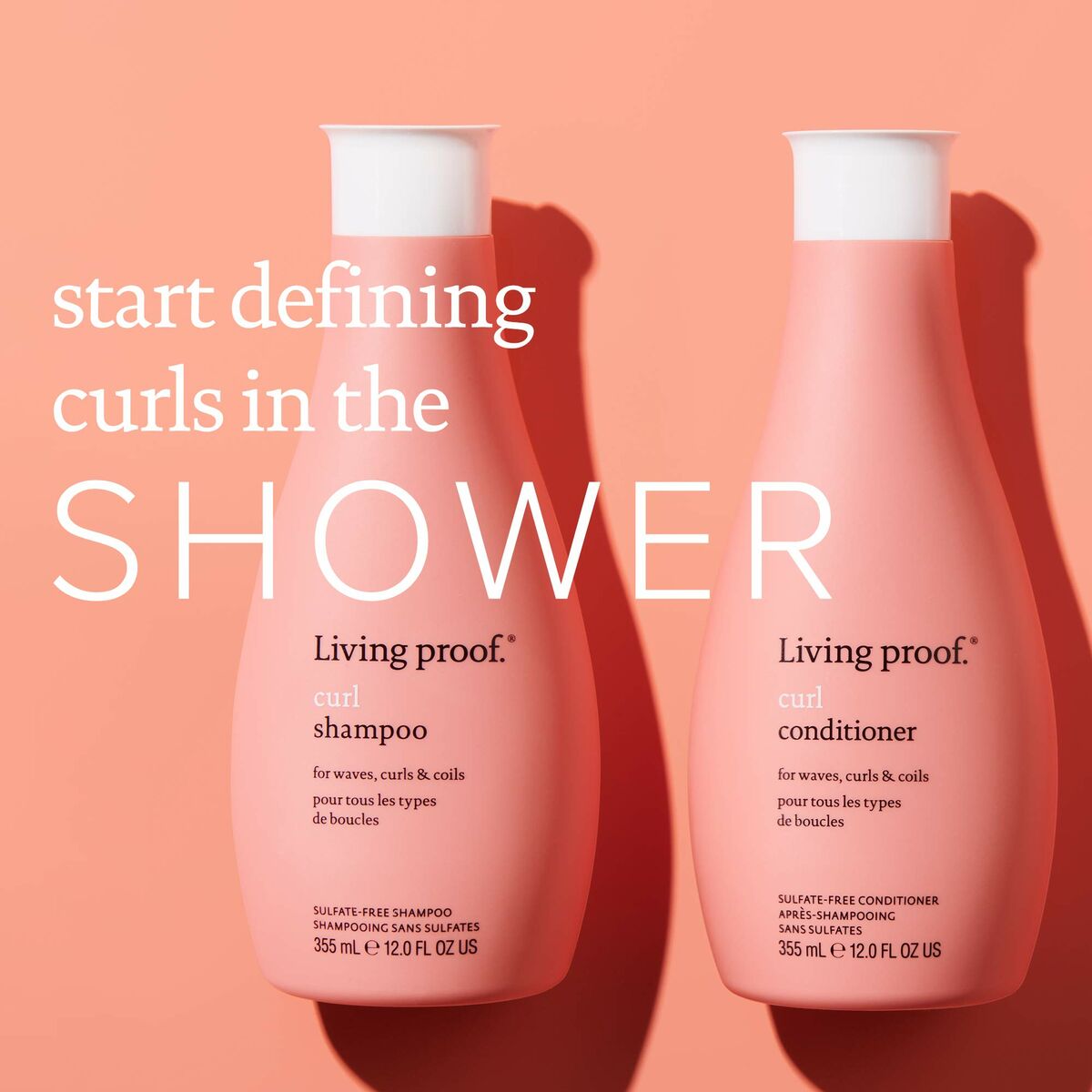 Defined Curls Shampoo Living Proof Curl 100 ml shampooflaske