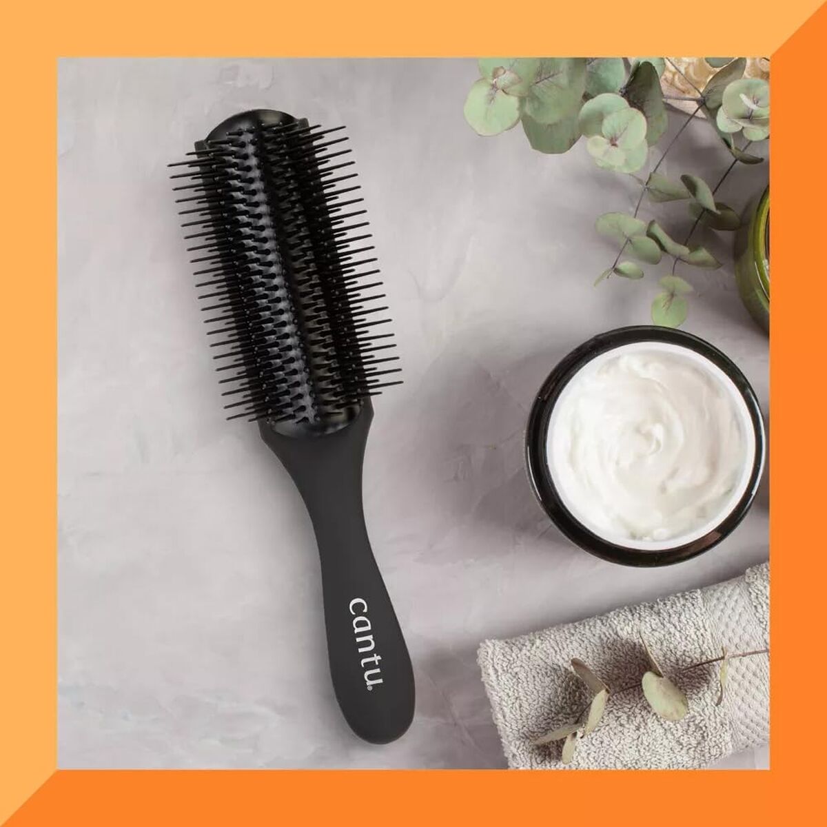 Detangling Hairbrush Cantu STURDY DETANLING Sort (1 enhed) produktemballage