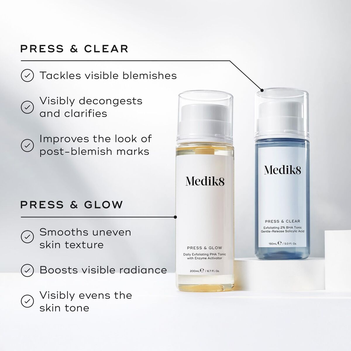 Badehåndklæde Medik8 LIMPIADORAS Y TÓNICOS MEDIK8 200 ml produktemballage