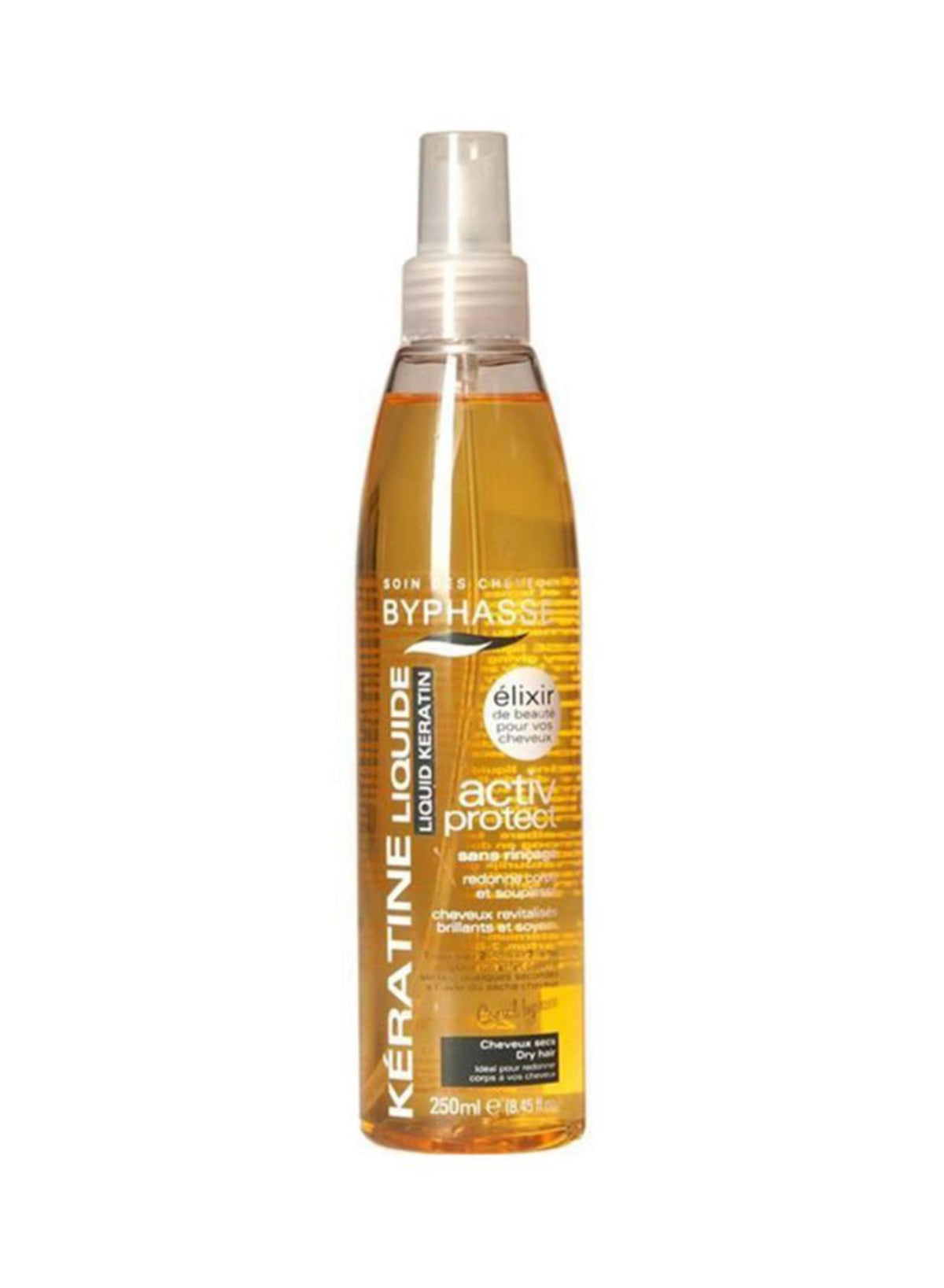 Byphasse, Keratine Liquide, Keratin, Hair Spray Treatment, Hydrating, 250 ml