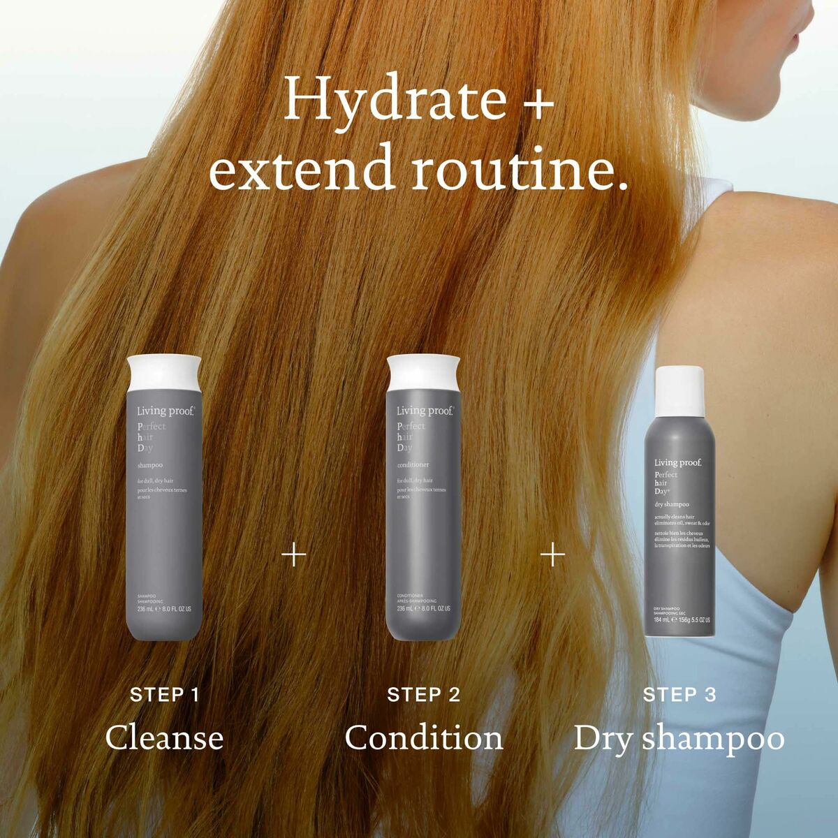 Conditioner Living Proof PERFECT HAIR DAY 236 ml til kvinder balsamflaske