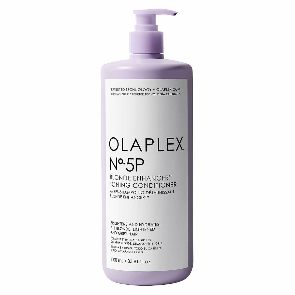 Color Neutralizing Conditioner Olaplex Nº5P Blonde Enhancer 1 L balsamflaske