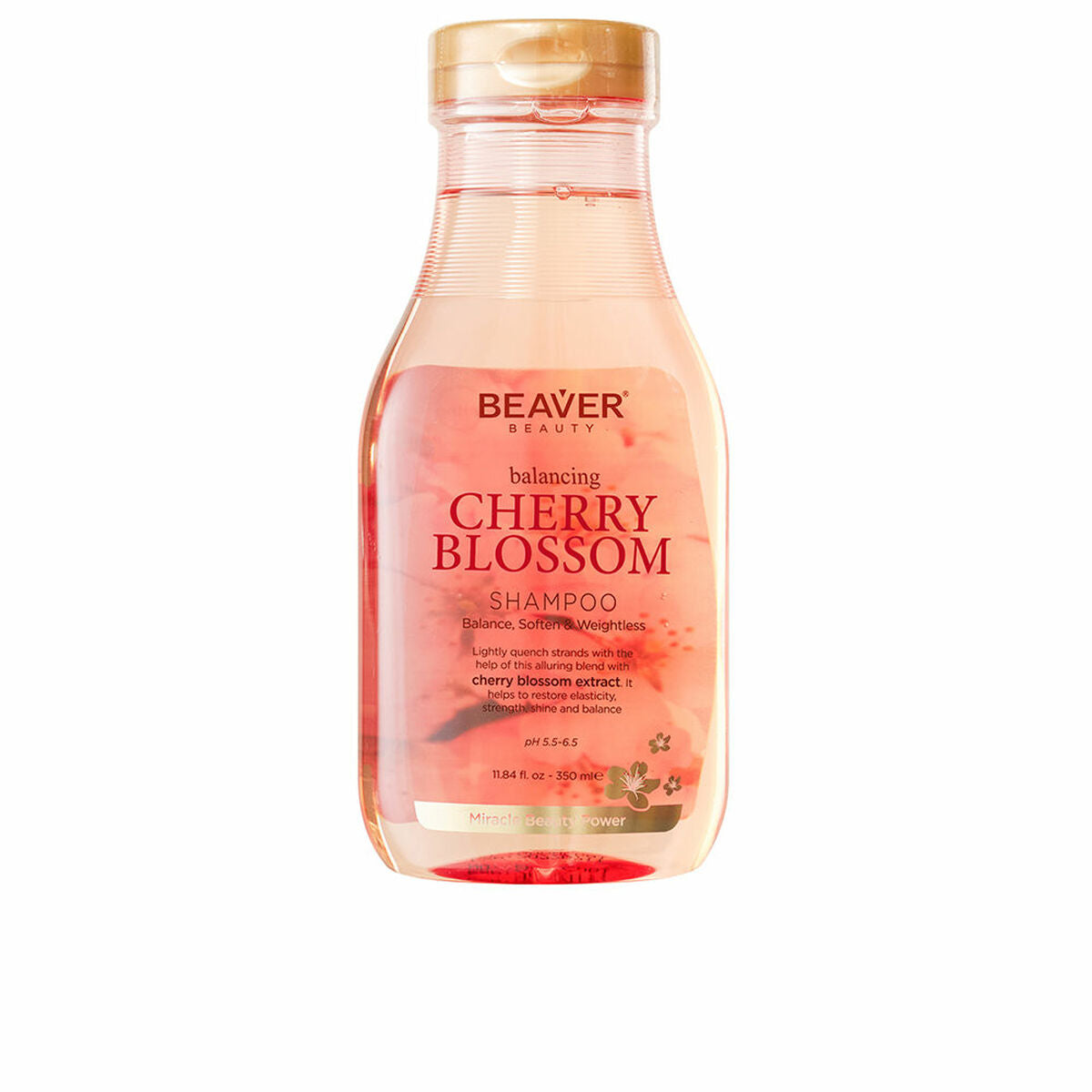 Shampoo Beaver CHERRY BLOSSOM 350 ml shampooflaske