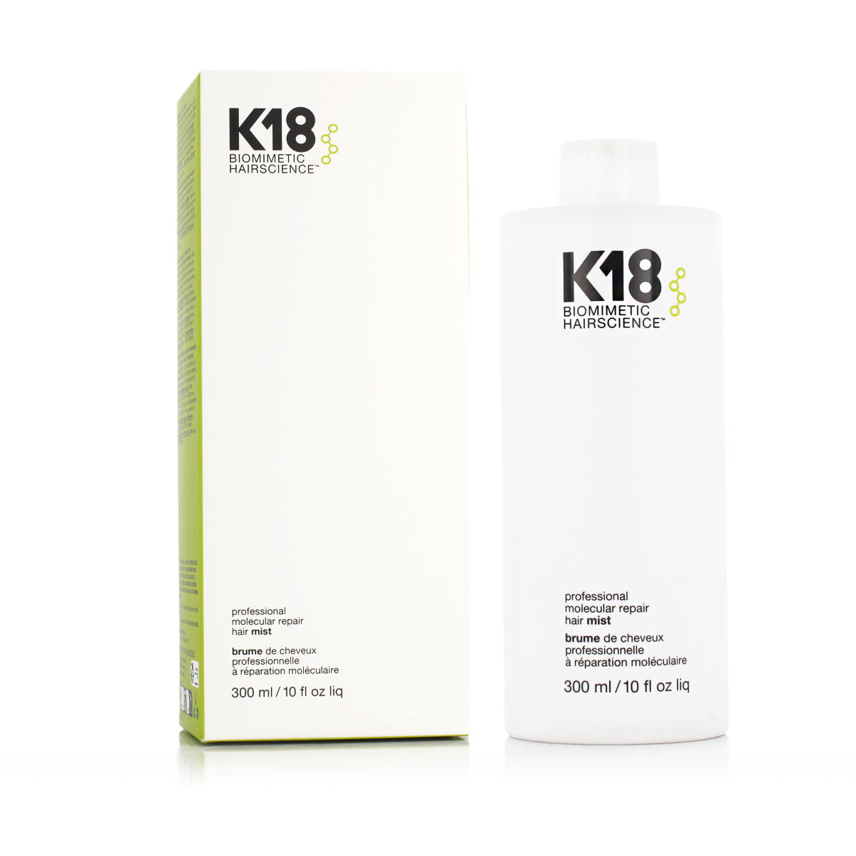 Hårspray K18 produktemballage