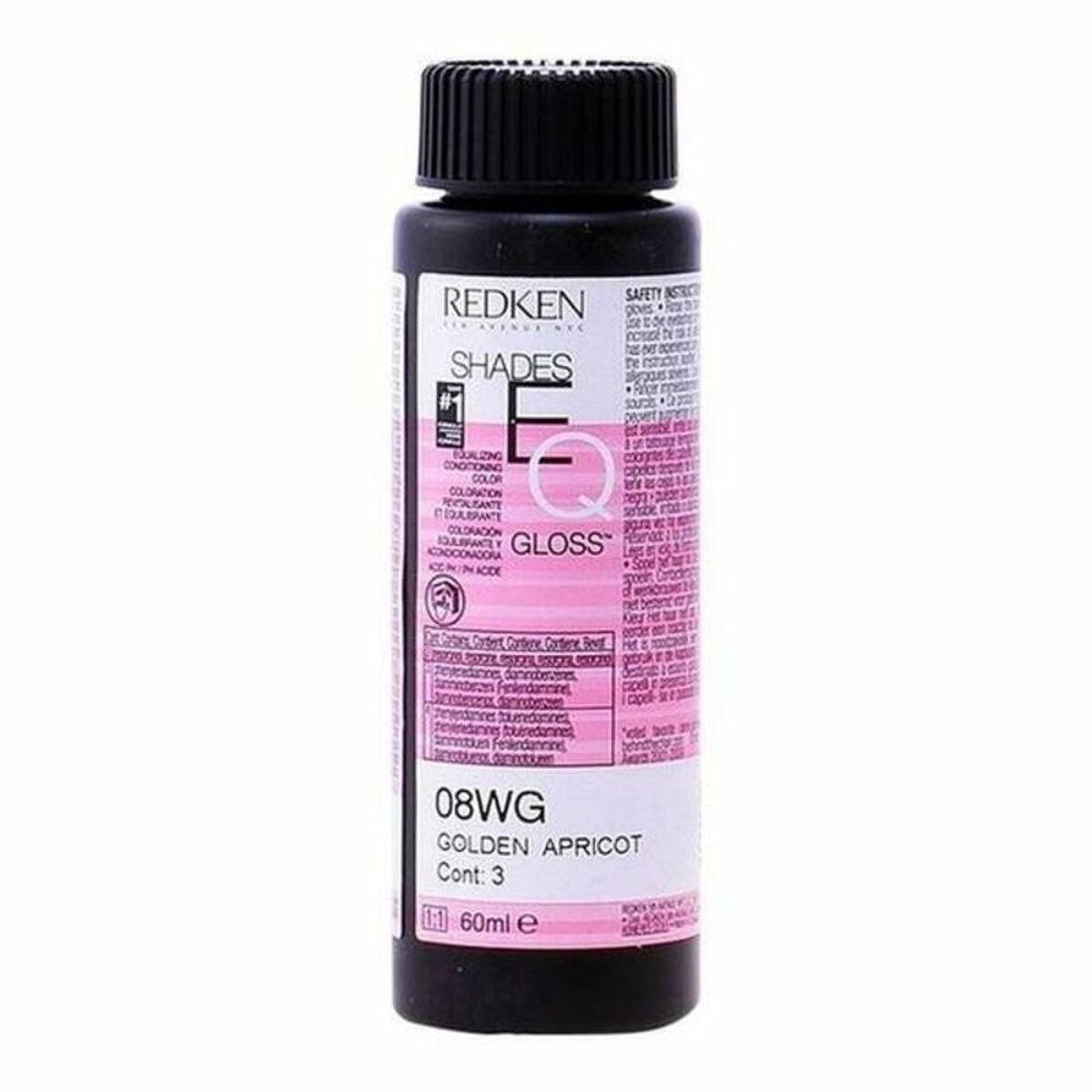Semi-permanent farvestof Shades Eq Redken Shades Eq Wg 60 ml (3 enheder) produktemballage
