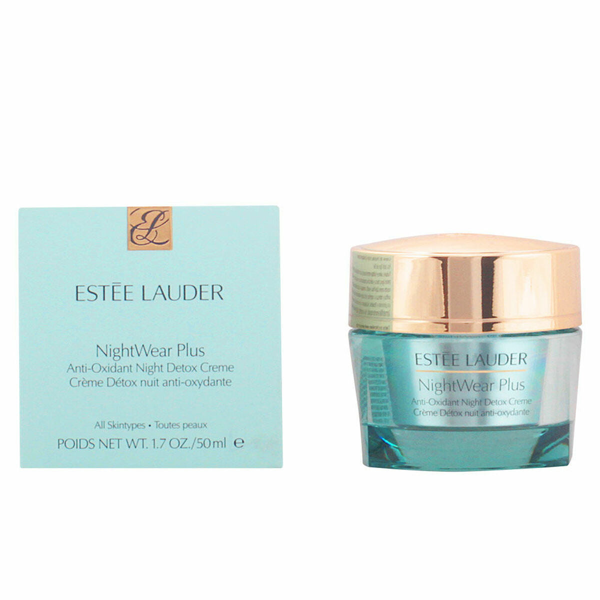 Night Cream Estee Lauder Nightwear Plus 50 ml Antioxidant for Women hudplejeemballage