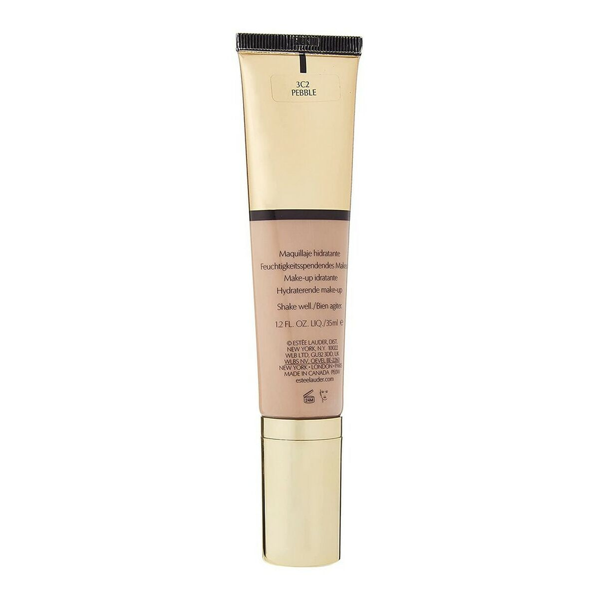 Flydende Make Up Base Estee Lauder Nº 3c2-Pebble Spf 45 produktemballage
